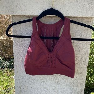 Tefron Burgundy Sports Bra Size Extra Small NWOT